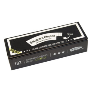 Smokers Choice Super King Size Black Tips Cut Mega Pack