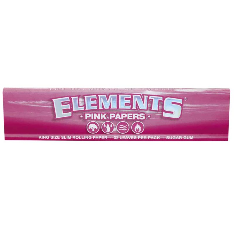 Pink Jointpapir i King Size Slim | Elements