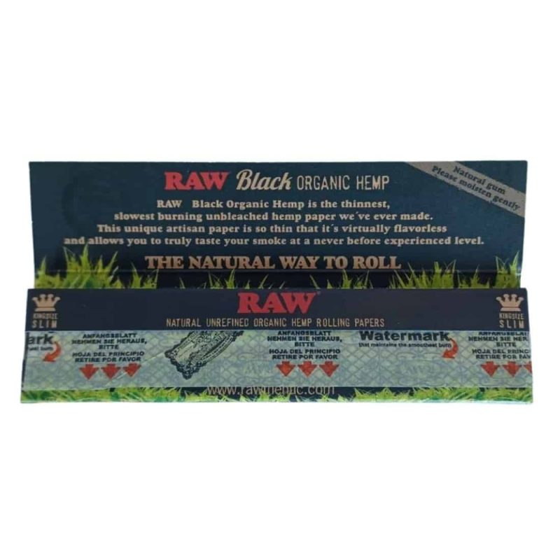 Jointpapir i Økologisk Hamp (King Size Slim)| RAW - Image 3