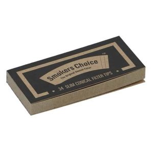 Natural Slim Conical (Small) Filtertips | Smokers Choice