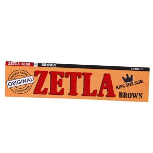 Brun Jointpapir i King Size Slim | Zetla
