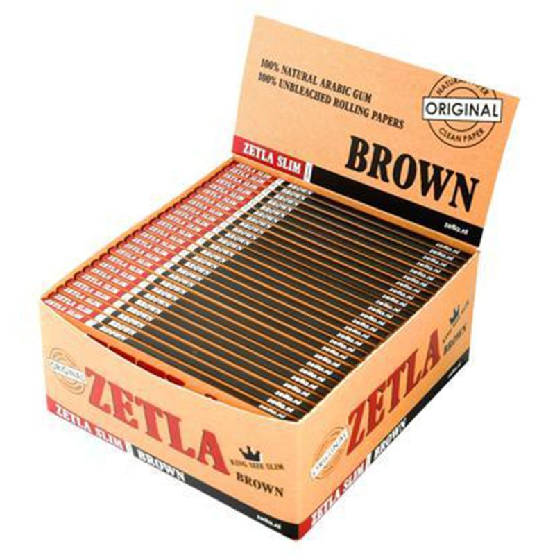 Brun Jointpapir i King Size Slim | Zetla - Image 2