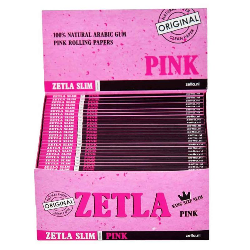 Pink Jointpapir i King Size Slim | Zetla - Image 3