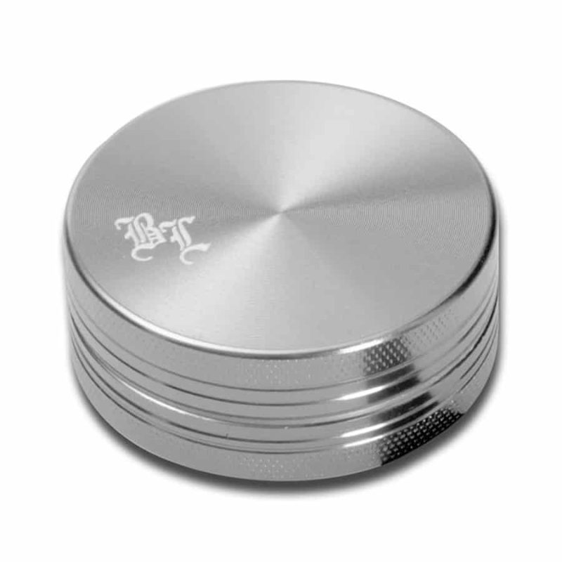 Grå Aluminiums Weed Grinder Ø40 (1-rum) | Black Leaf - Billede 2