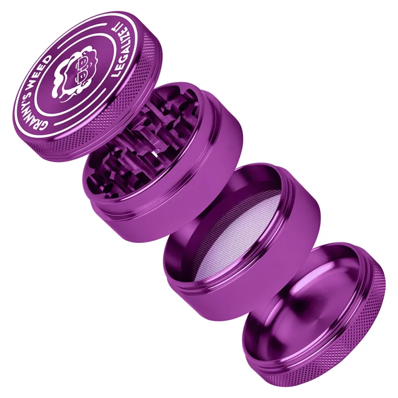 Lilla Aluminium Grinder Ø55mm (3-Rum) | GRANNY’S WEED - Image 2