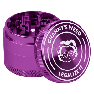 Lilla Aluminium Grinder Ø55mm (3-Rum) | GRANNY’S WEED