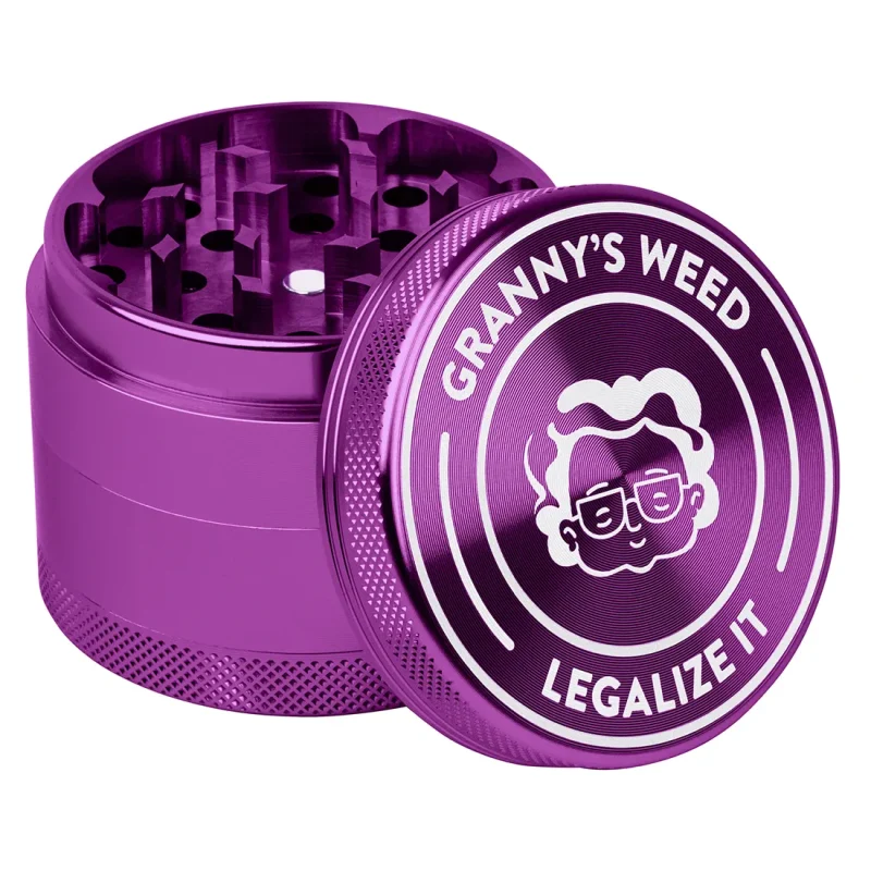 Lilla Aluminium Grinder Ø55mm (3-Rum) | GRANNY’S WEED