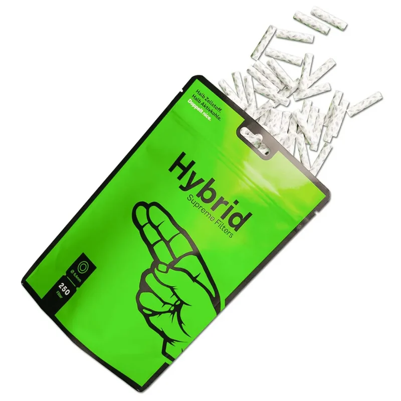 Supreme Aktiv Kul Filters 250 stk | Hybrid - Image 2