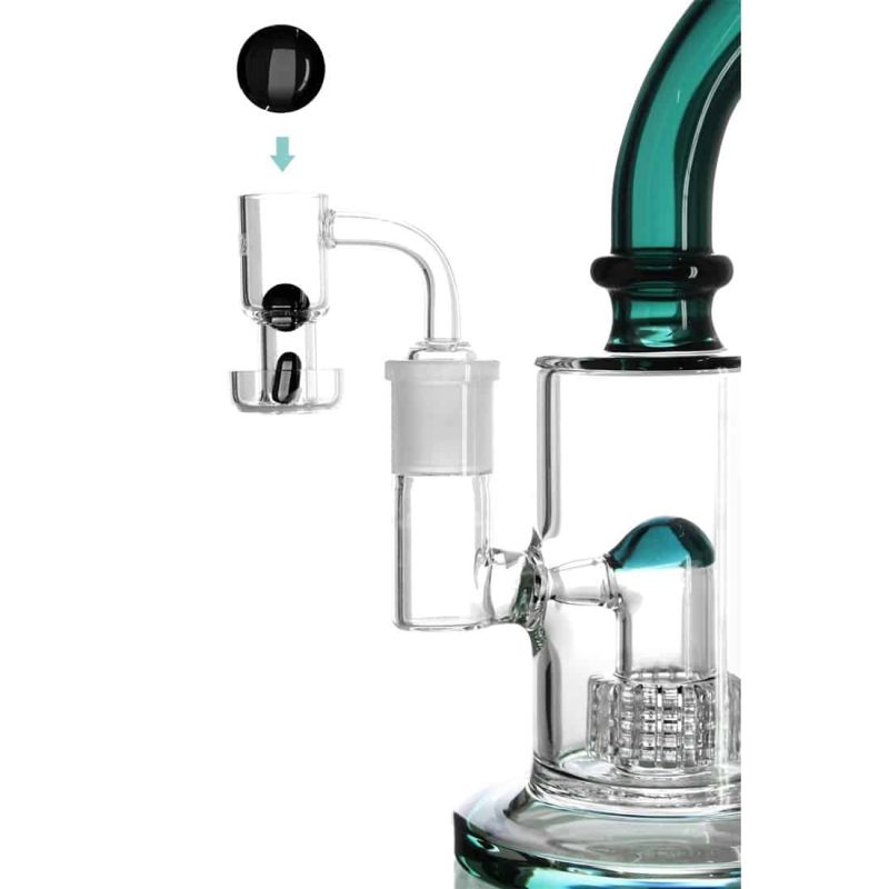 Terp Slurper Quartz Glas Banger Sort SG 18,8 | Heisenberg - Billede 3